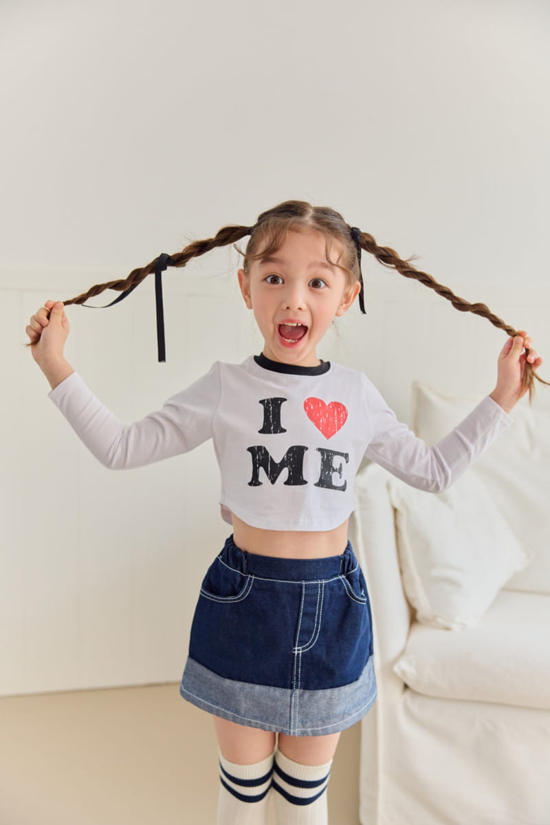 Dore Dore - Korean Children Fashion - #designkidswear - Love Me Crop Tee - 3