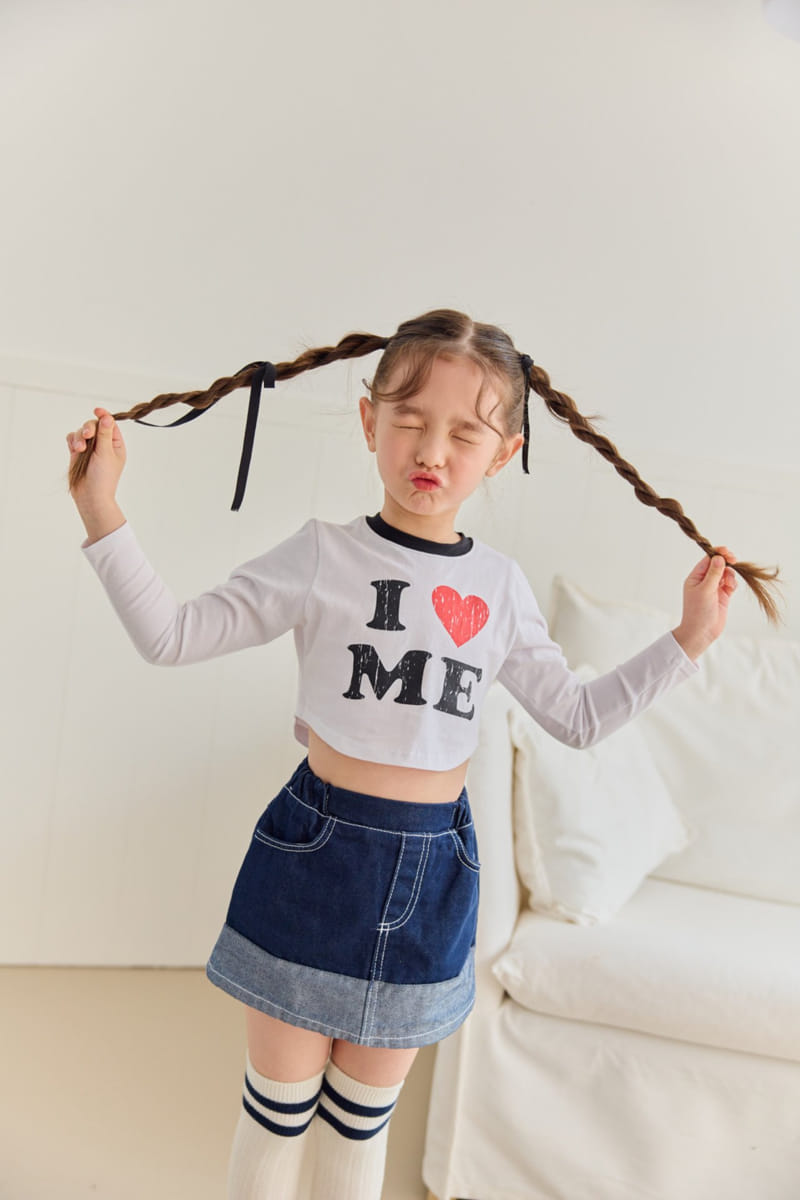 Dore Dore - Korean Children Fashion - #designkidswear - Love Me Crop Tee - 4