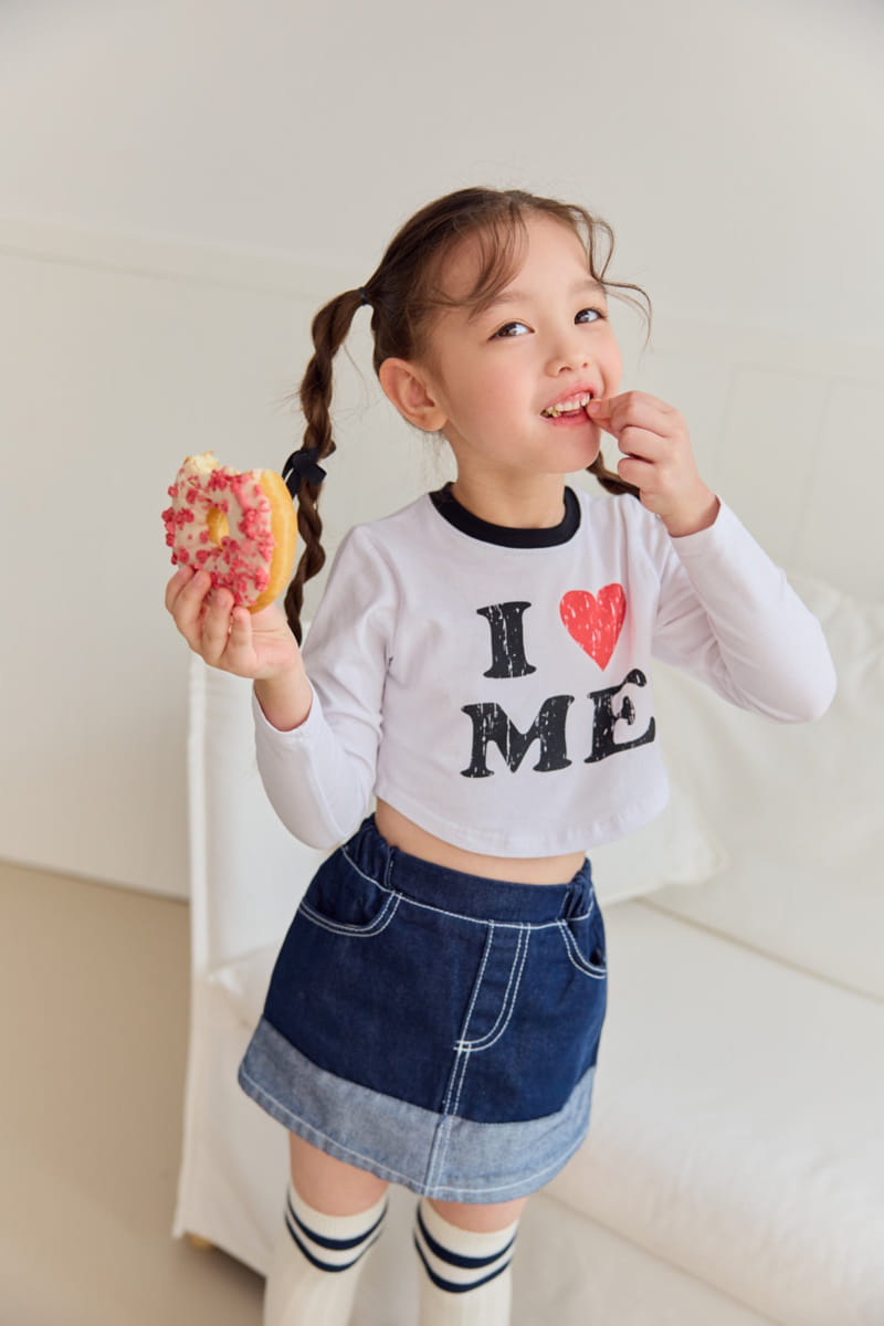 Dore Dore - Korean Children Fashion - #fashionkids - Love Me Crop Tee - 5