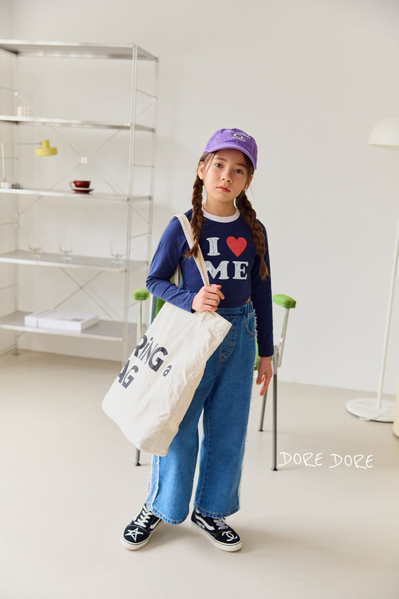 Dore Dore - Korean Children Fashion - #kidzfashiontrend - Love Me Crop Tee - 8