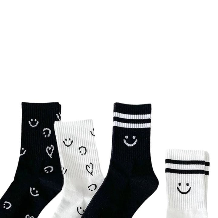 Dudie - Korean Children Fashion - #childofig - Two Line Smile Four Type Set - 3