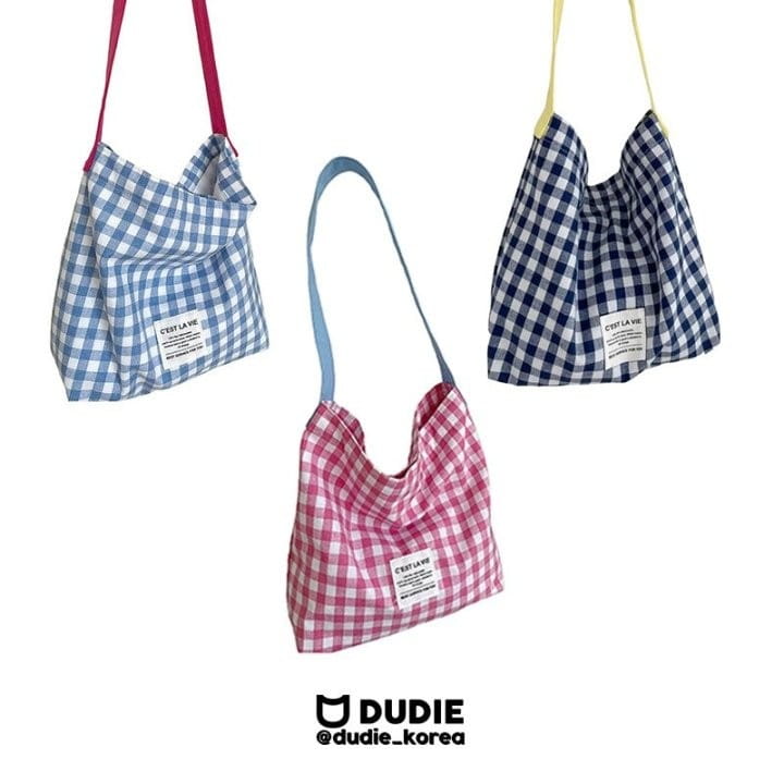 Dudie - Korean Children Fashion - #childrensboutique - Gobang Check Supply Bags