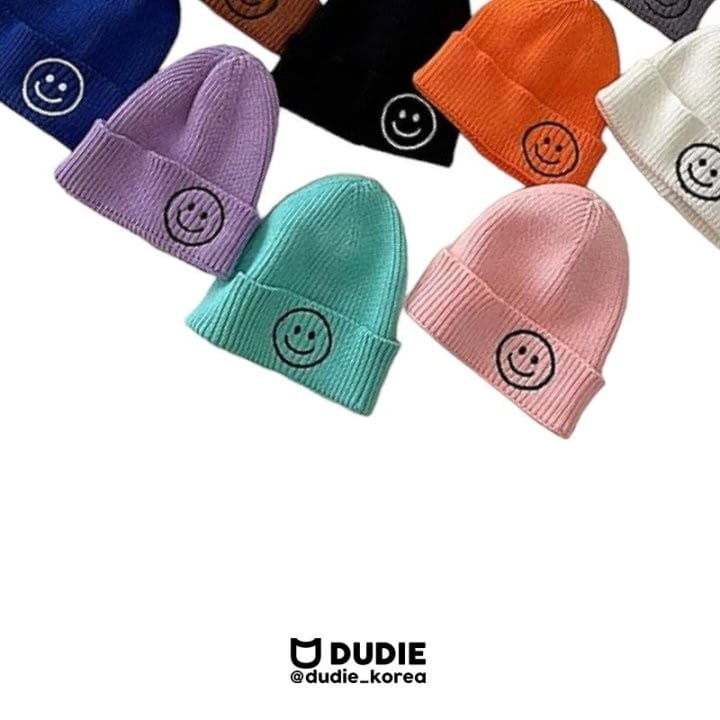 Dudie - Korean Children Fashion - #designkidswear - Pastel  Smile Beanie - 6