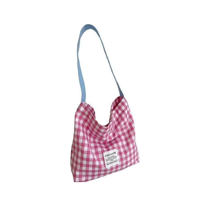 Dudie - Korean Children Fashion - #designkidswear - Gobang Check Supply Bags - 2