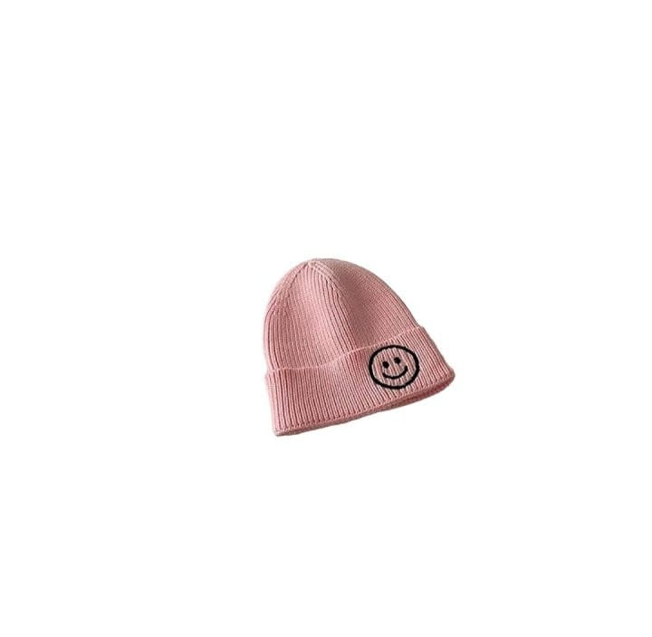 Dudie - Korean Children Fashion - #fashionkids - Pastel  Smile Beanie - 8