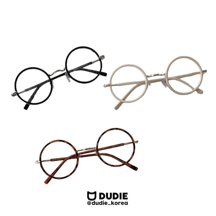 Dudie - Korean Children Fashion - #kidsshorts - Circle Glasses 