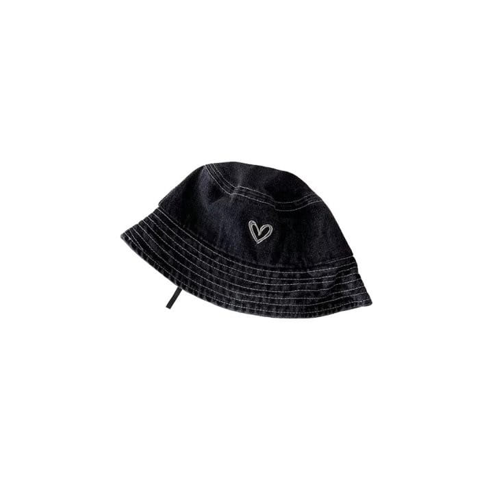 Dudie - Korean Children Fashion - #kidsstore - Heart Bucket Hats - 3