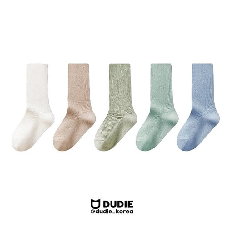 Dudie - Korean Children Fashion - #magicofchildhood - Pastel Basic Five Type Set - 6