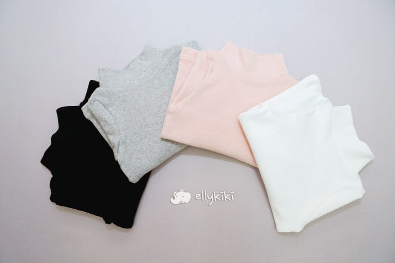 Ellykiki - Korean Children Fashion - #kidzfashiontrend - Peach Turtleneck Tee  - 4