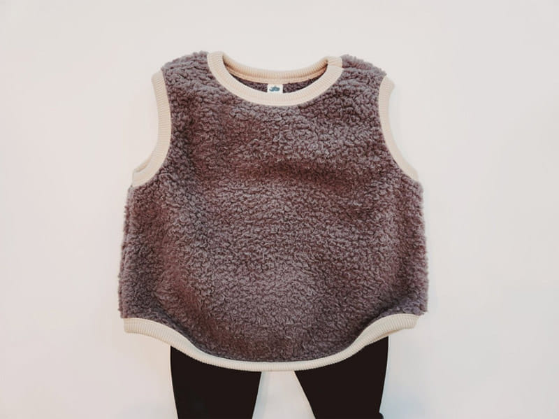 Ellykiki - Korean Children Fashion - #kidsshorts - Boa Vest - 7