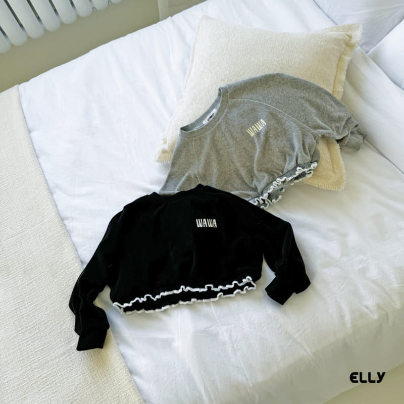 Ellymolly - Korean Children Fashion - #childofig - Wa Wa Frill Sweatshirt