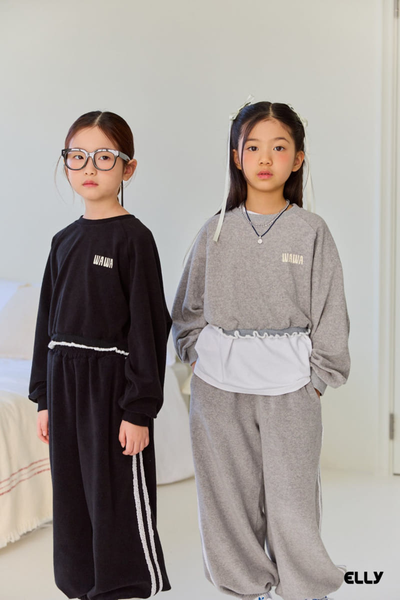 Ellymolly - Korean Children Fashion - #childofig - Wa Wa Frill Sweatshirt - 2