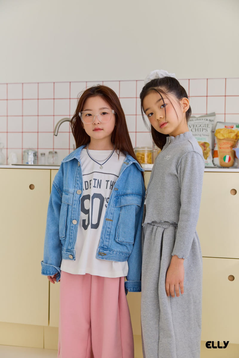 Ellymolly - Korean Children Fashion - #childrensboutique - Made Bbing Line Tee - 5