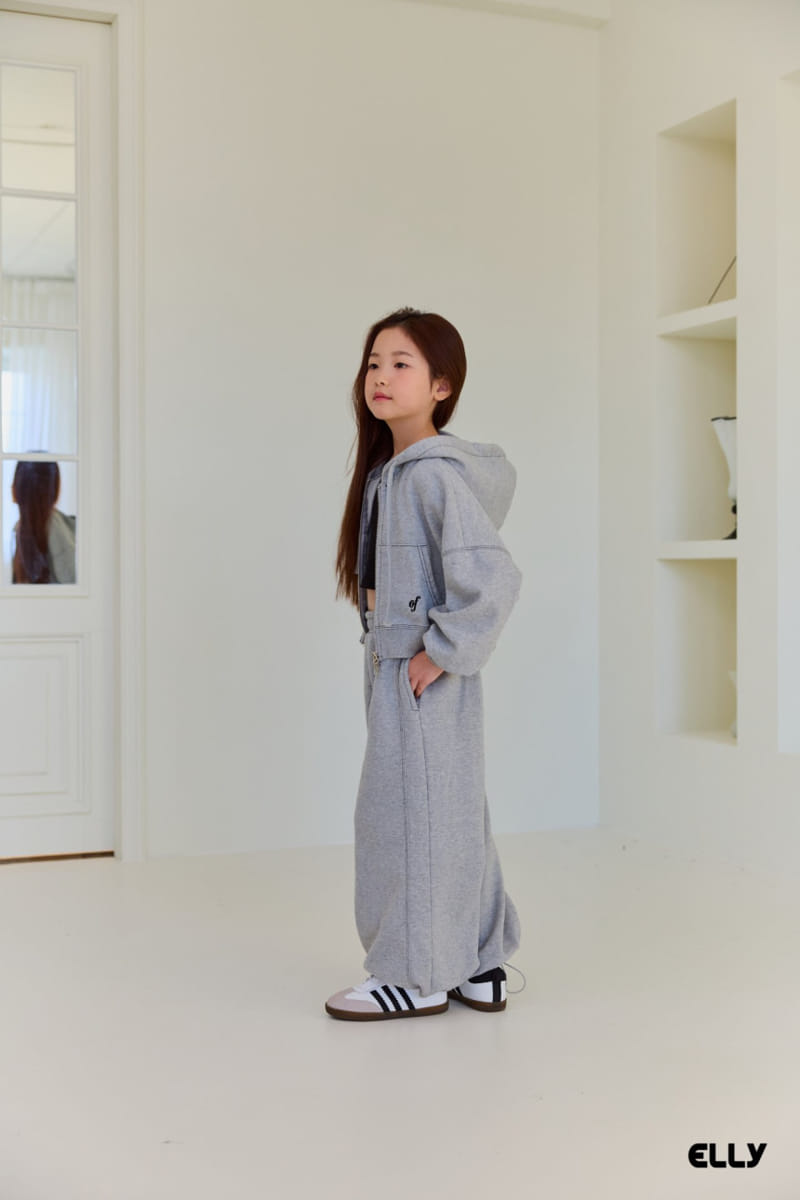 Ellymolly - Korean Children Fashion - #designkidswear - Ove Stitch Wide Pants - 6