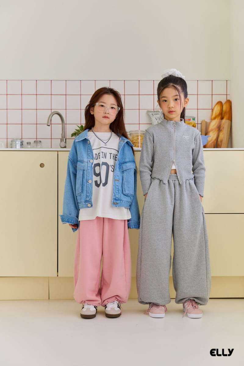 Ellymolly - Korean Children Fashion - #designkidswear - Made Bbing Line Tee - 6