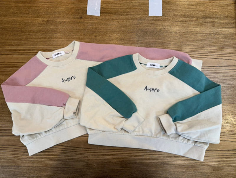 Ellymolly - Korean Children Fashion - #designkidswear - Amoret  Color Sweatshirt