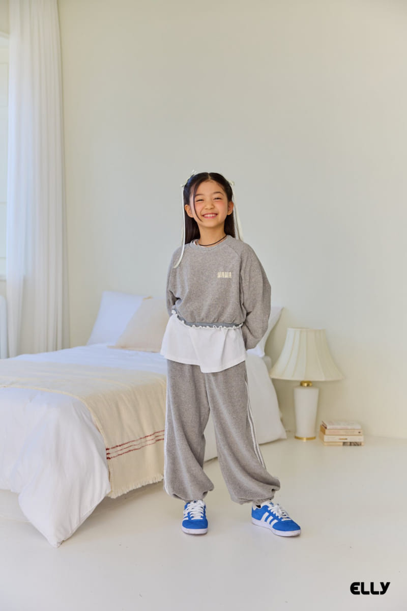 Ellymolly - Korean Children Fashion - #discoveringself - Wa Wa Frill Sweatshirt - 5