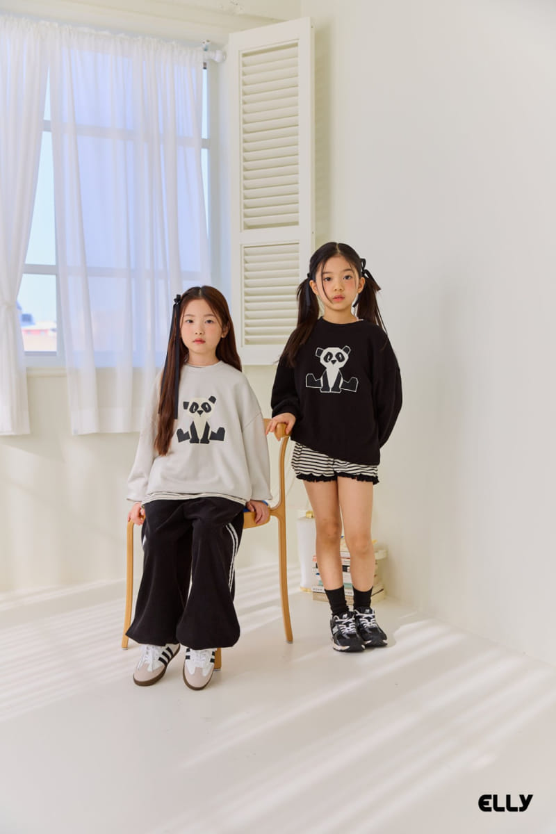 Ellymolly - Korean Children Fashion - #fashionkids - Panda Sweatshirt - 10