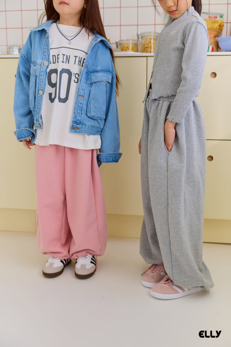 Ellymolly - Korean Children Fashion - #kidsshorts - Balloon Sweat Pants - 8