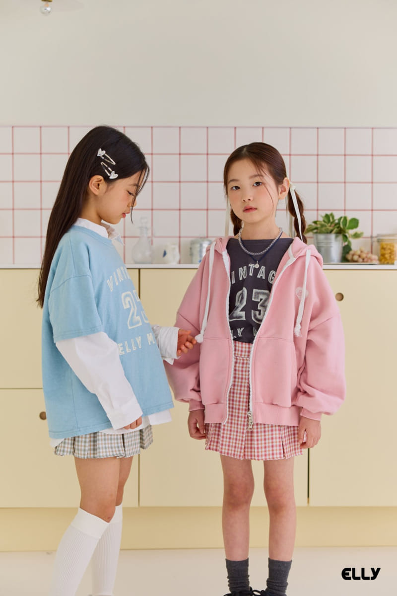 Ellymolly - Korean Children Fashion - #kidsshorts - Bom Bom Hoody Zip Up - 6