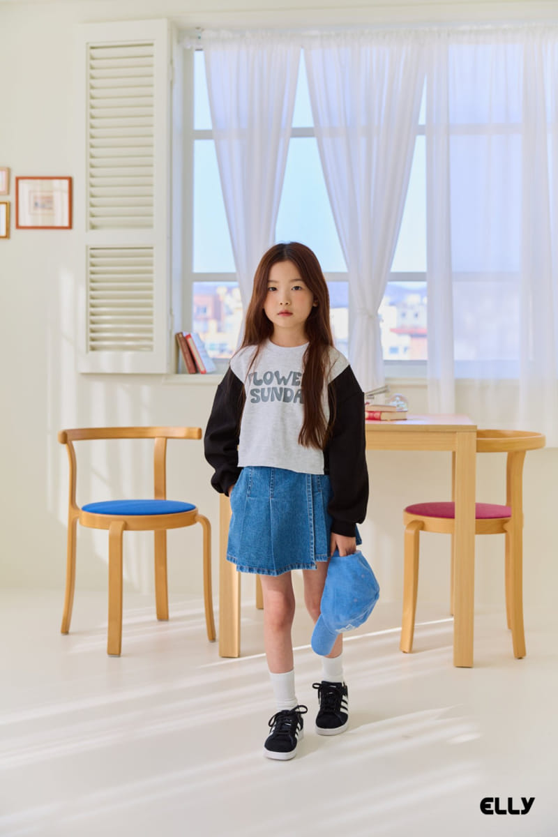 Ellymolly - Korean Children Fashion - #kidsstore - Bebe Crop Sweatshirt - 2