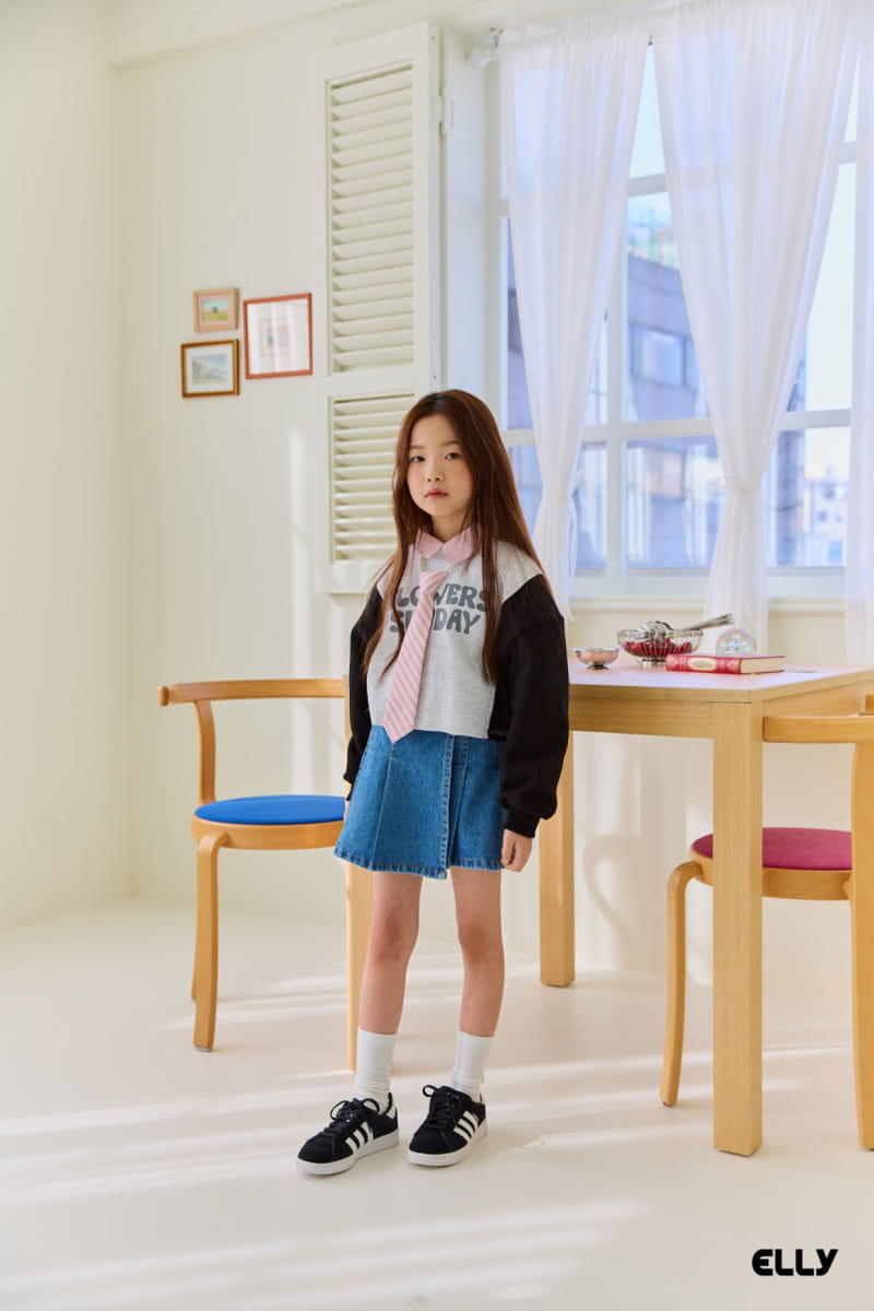 Ellymolly - Korean Children Fashion - #kidzfashiontrend - Bebe Crop Sweatshirt - 3