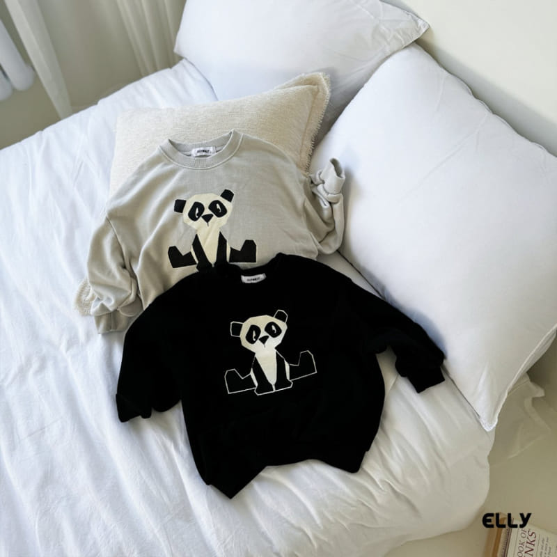 Ellymolly - Korean Children Fashion - #littlefashionista - Panda Sweatshirt