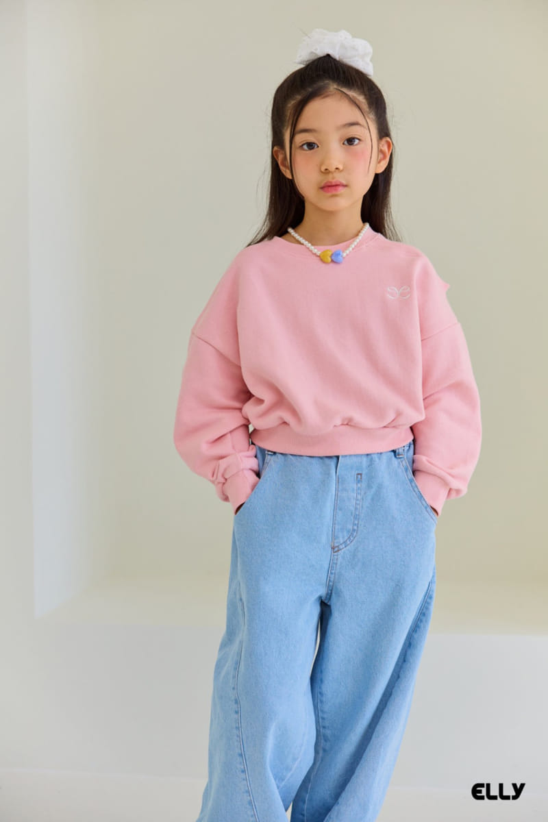 Ellymolly - Korean Children Fashion - #littlefashionista - Unbalance Slit Sweatshirt - 9