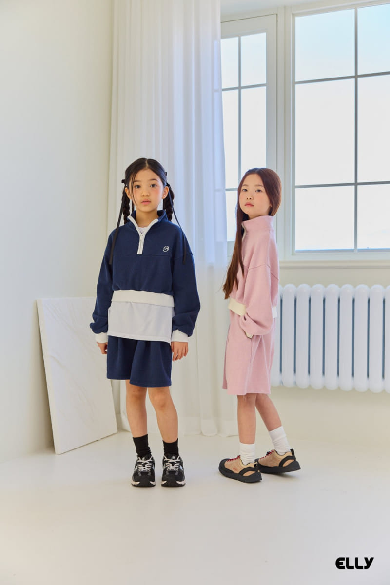 Ellymolly - Korean Children Fashion - #magicofchildhood - Elle Color Half Zip Up - 11