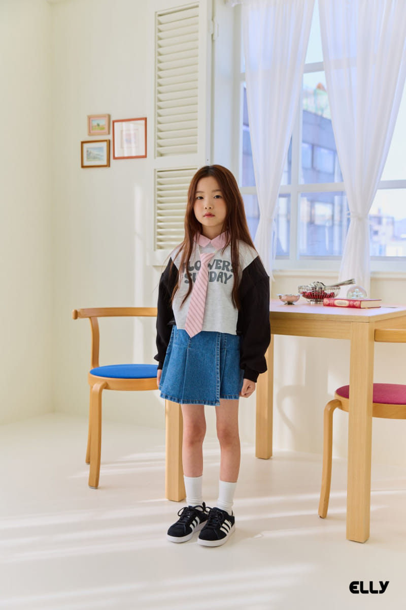 Ellymolly - Korean Children Fashion - #magicofchildhood - Bebe Crop Sweatshirt - 6