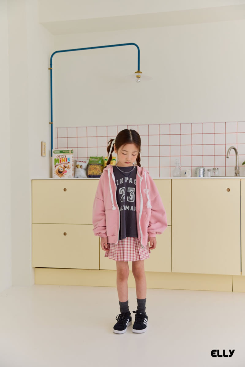 Ellymolly - Korean Children Fashion - #magicofchildhood - Pollapo Check Wrinkle Skirt - 5