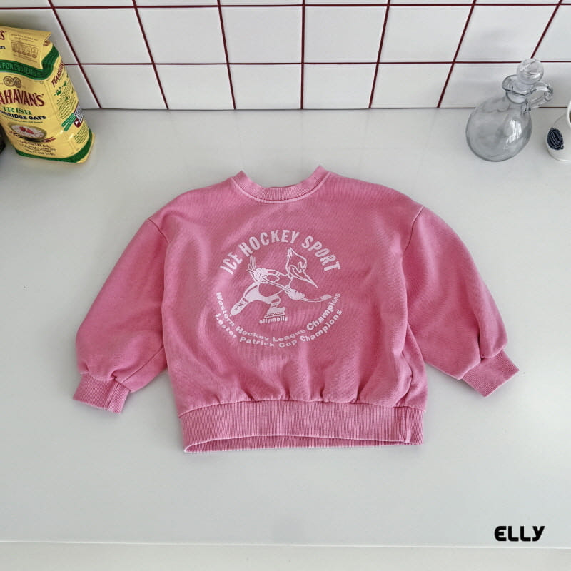 Ellymolly - Korean Children Fashion - #magicofchildhood - Ice Hockey Dyeing Sweatshirt - 2