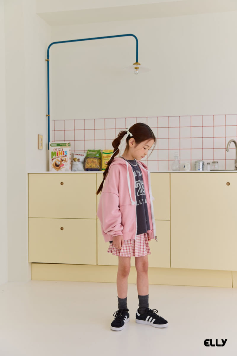 Ellymolly - Korean Children Fashion - #minifashionista - Pollapo Check Wrinkle Skirt - 6