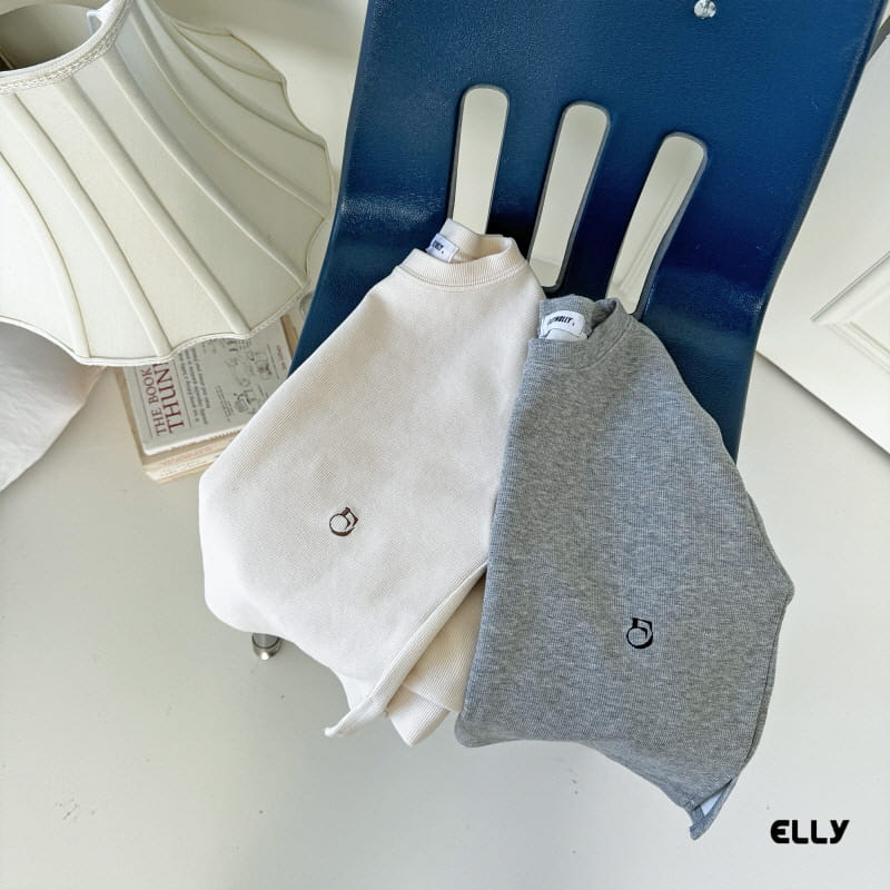 Ellymolly - Korean Children Fashion - #stylishchildhood - Initials Slit Tee - 6