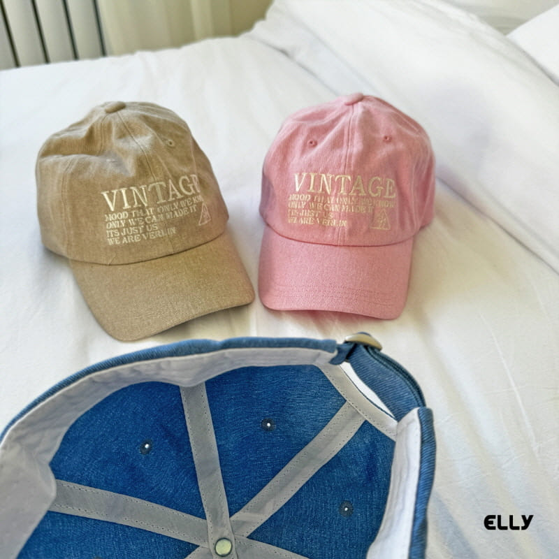 Ellymolly - Korean Children Fashion - #todddlerfashion - Pig Vintage Ball Cap - 7