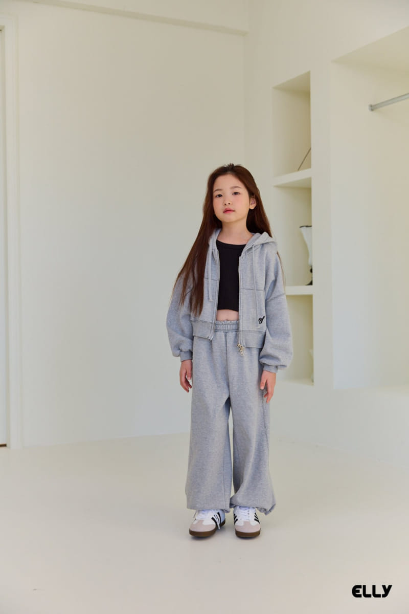 Ellymolly - Korean Children Fashion - #toddlerclothing - Ove Stitch Wide Pants - 2