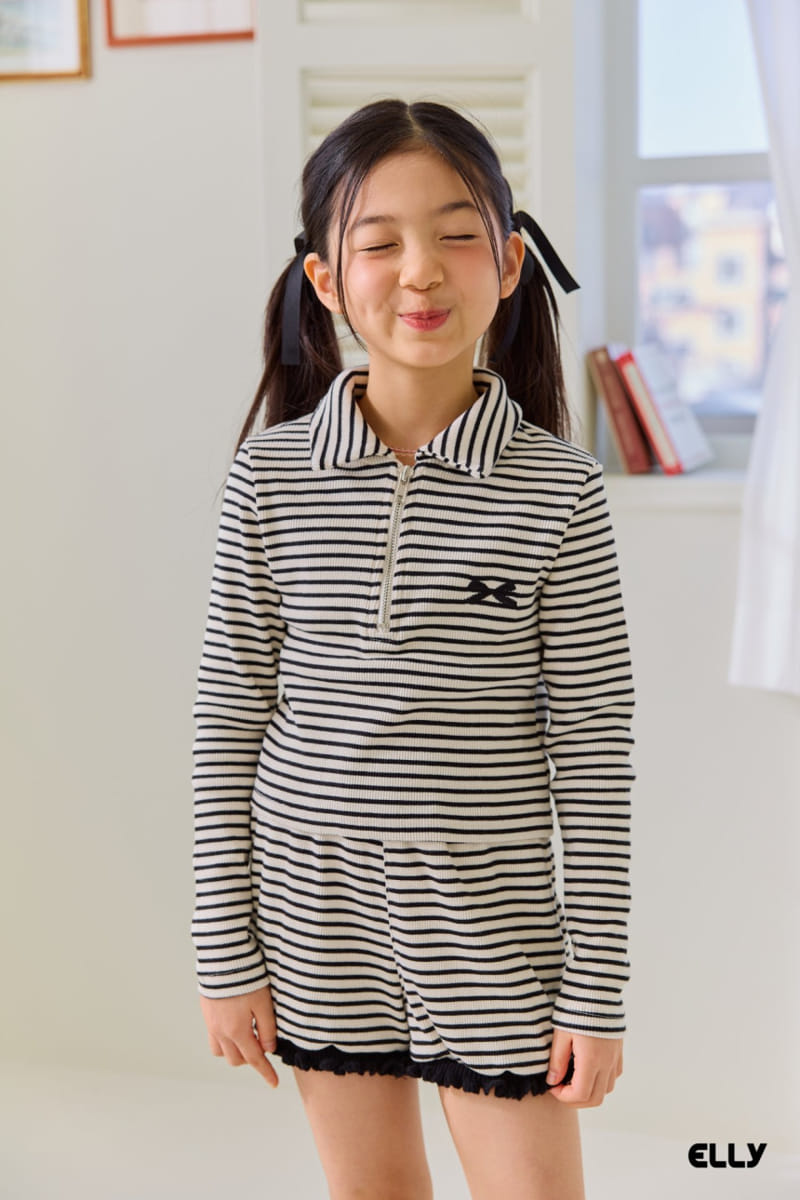 Ellymolly - Korean Children Fashion - #toddlerclothing - Petite Crop Sweatshirt - 11