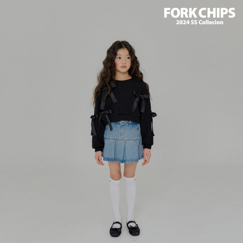 Fork Chips - Korean Children Fashion - #Kfashion4kids - Ballet Knit Sweatshirt - 9