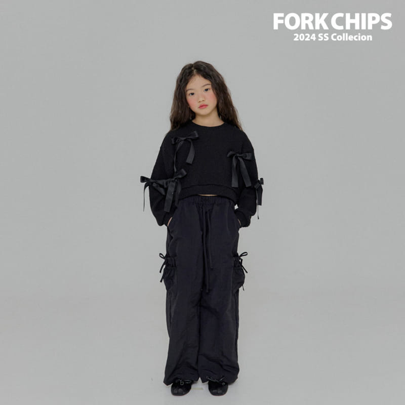 Fork Chips - Korean Children Fashion - #designkidswear - Ballet Knit Sweatshirt - 4