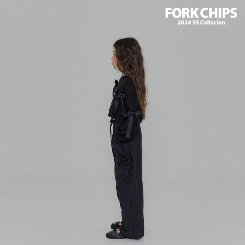 Fork Chips - Korean Children Fashion - #kidsstore - Ballet Knit Sweatshirt - 7