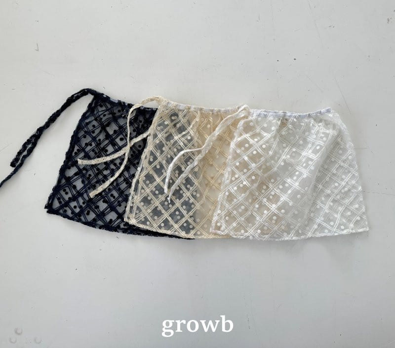 Grow B - Korean Children Fashion - #Kfashion4kids - Jane Wrap Skirt