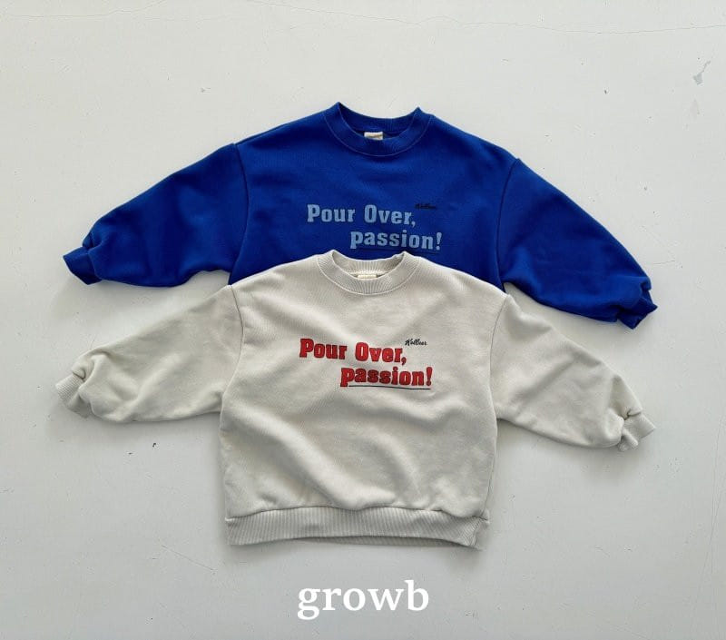 Grow B - Korean Children Fashion - #childofig - Over Sweatshirt