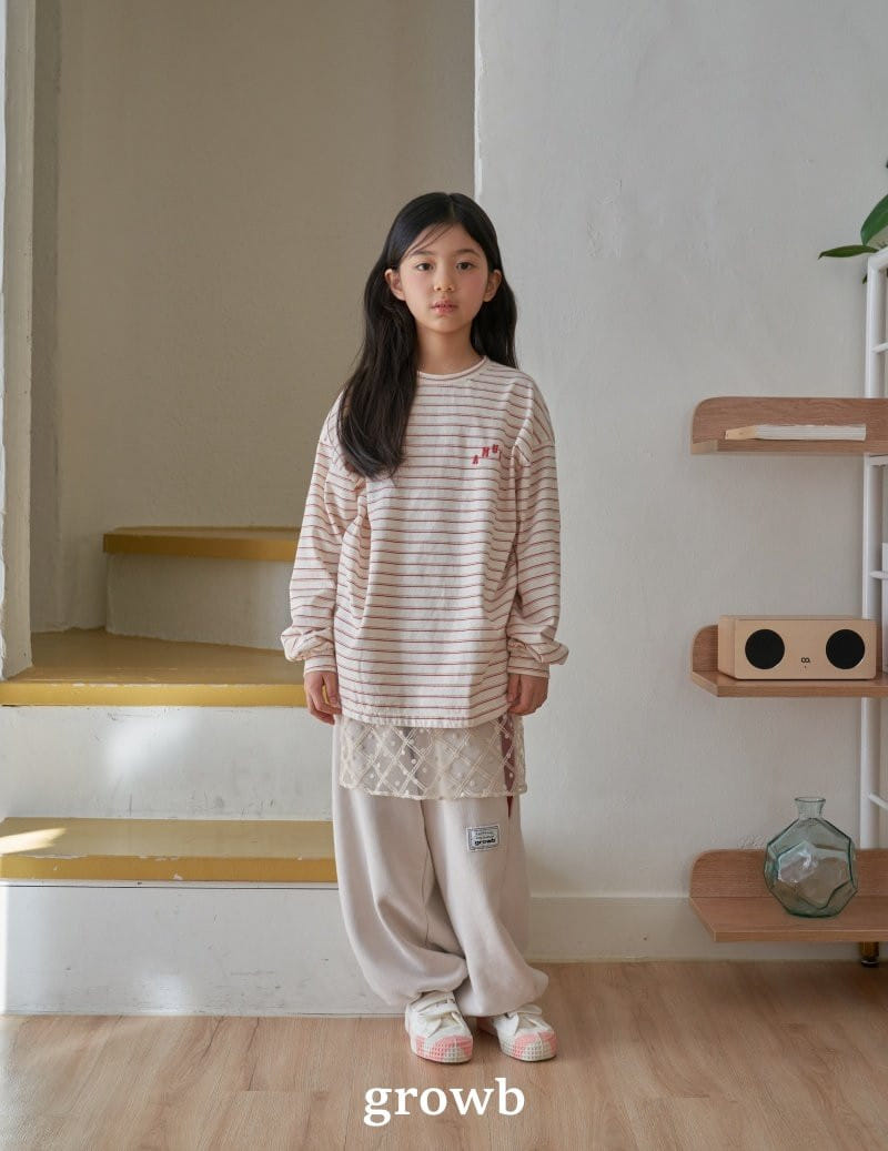 Grow B - Korean Children Fashion - #fashionkids - Point Jogger - 2