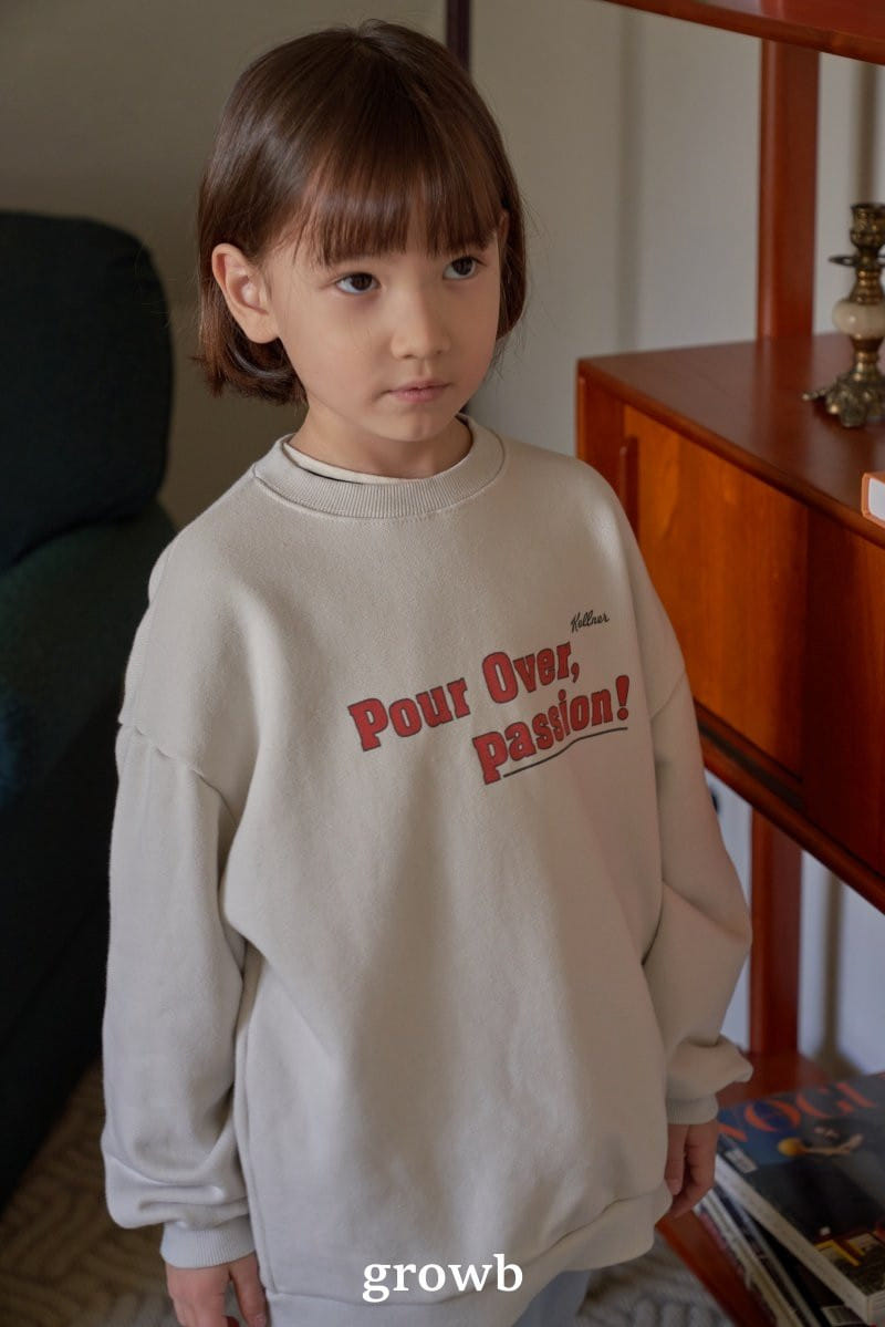 Grow B - Korean Children Fashion - #littlefashionista - Over Sweatshirt - 11