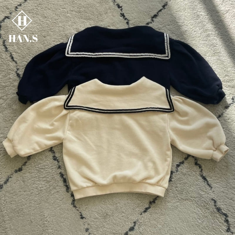 Han's - Korean Children Fashion - #minifashionista - Sailor Puff Sweatshirt