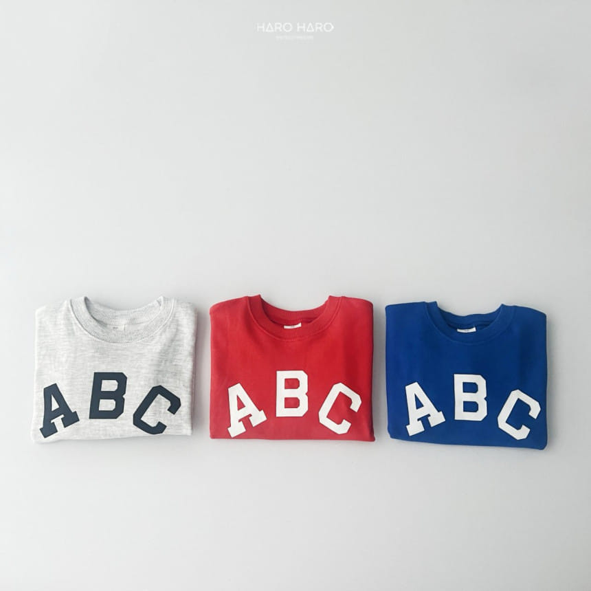 Haro Haro - Korean Children Fashion - #prettylittlegirls - ABC Sweatshirt - 4