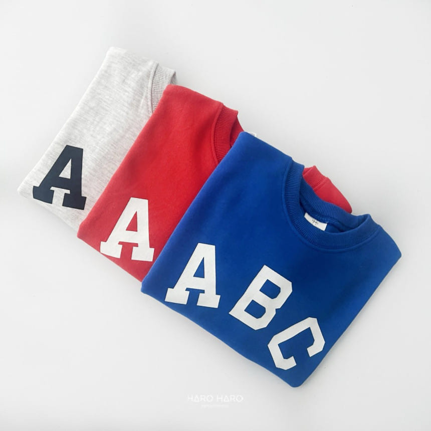 Haro Haro - Korean Children Fashion - #childofig - ABC Sweatshirt - 5