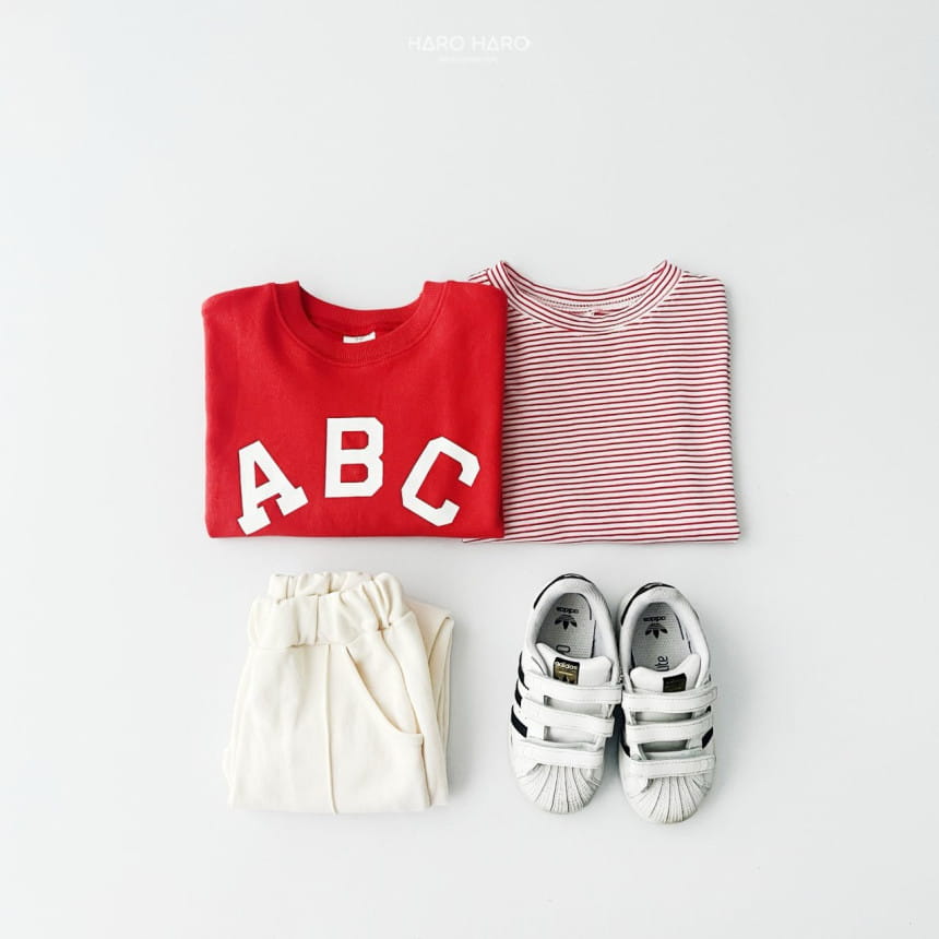 Haro Haro - Korean Children Fashion - #discoveringself - ABC Sweatshirt - 8