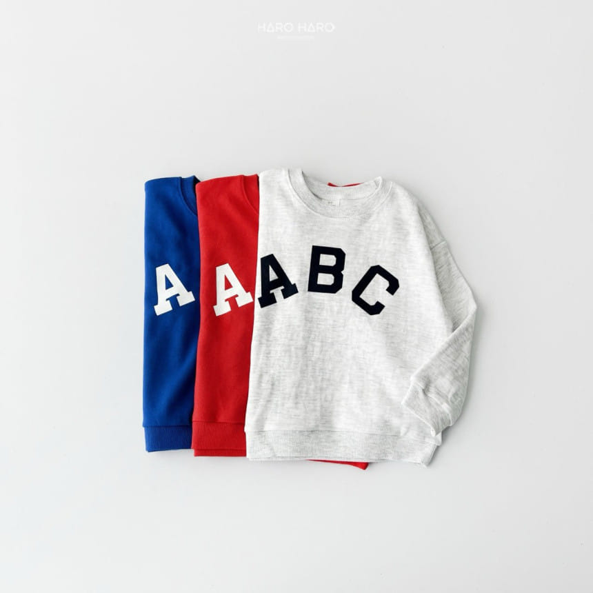 Haro Haro - Korean Children Fashion - #minifashionista - ABC Sweatshirt - 2