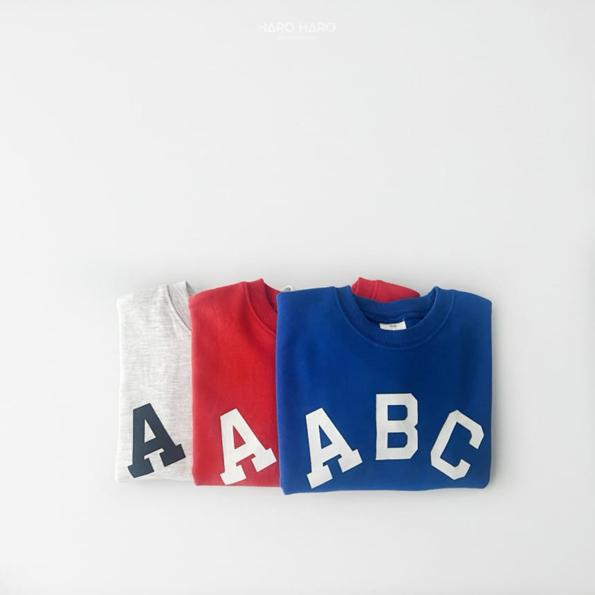 Haro Haro - Korean Children Fashion - #prettylittlegirls - ABC Sweatshirt - 3